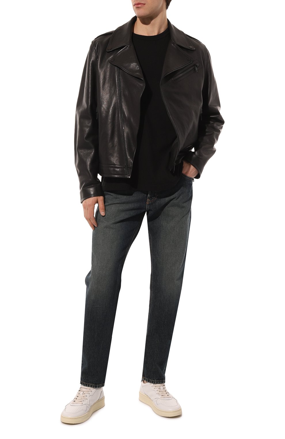 Хлопковый лонгслив JAMES PERSE, арт. MLJ3351/BLK, фото 2