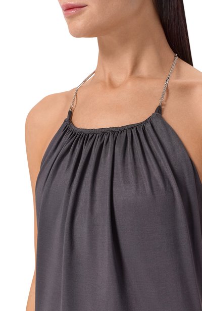 Платье d-iren DIESEL серого цвета по цене 42950 руб., арт. A18565/0JLBU, фото 4 Платье d-iren DIESEL, арт. A18565/0JLBU, фото 4