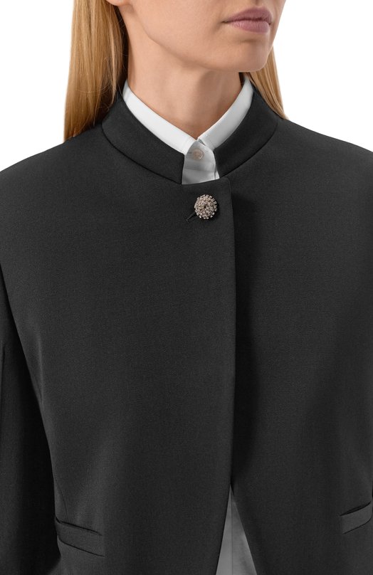 Шерстяной жакет Jil Sander J01BN0142/J40021 Чёрный  J01BN0142/J40021 Фото 5