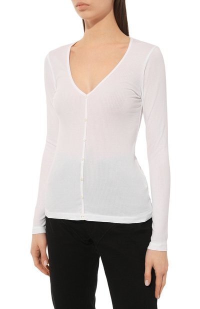 Хлопковый пуловер JAMES PERSE, арт. WNL3525/WHT, фото 3