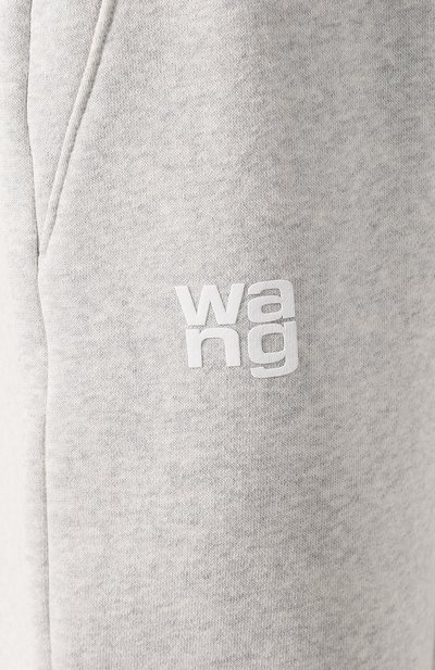Хлопковые брюки ALEXANDERWANG.T серого цвета по цене 40950 руб., арт. 4CC1204016, фото 5 Хлопковые брюки ALEXANDERWANG.T, арт. 4CC1204016, фото 5