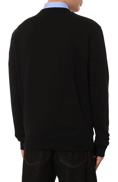 Хлопковый свитшот BALMAIN, арт. BH0JQ040BC53, фото 4