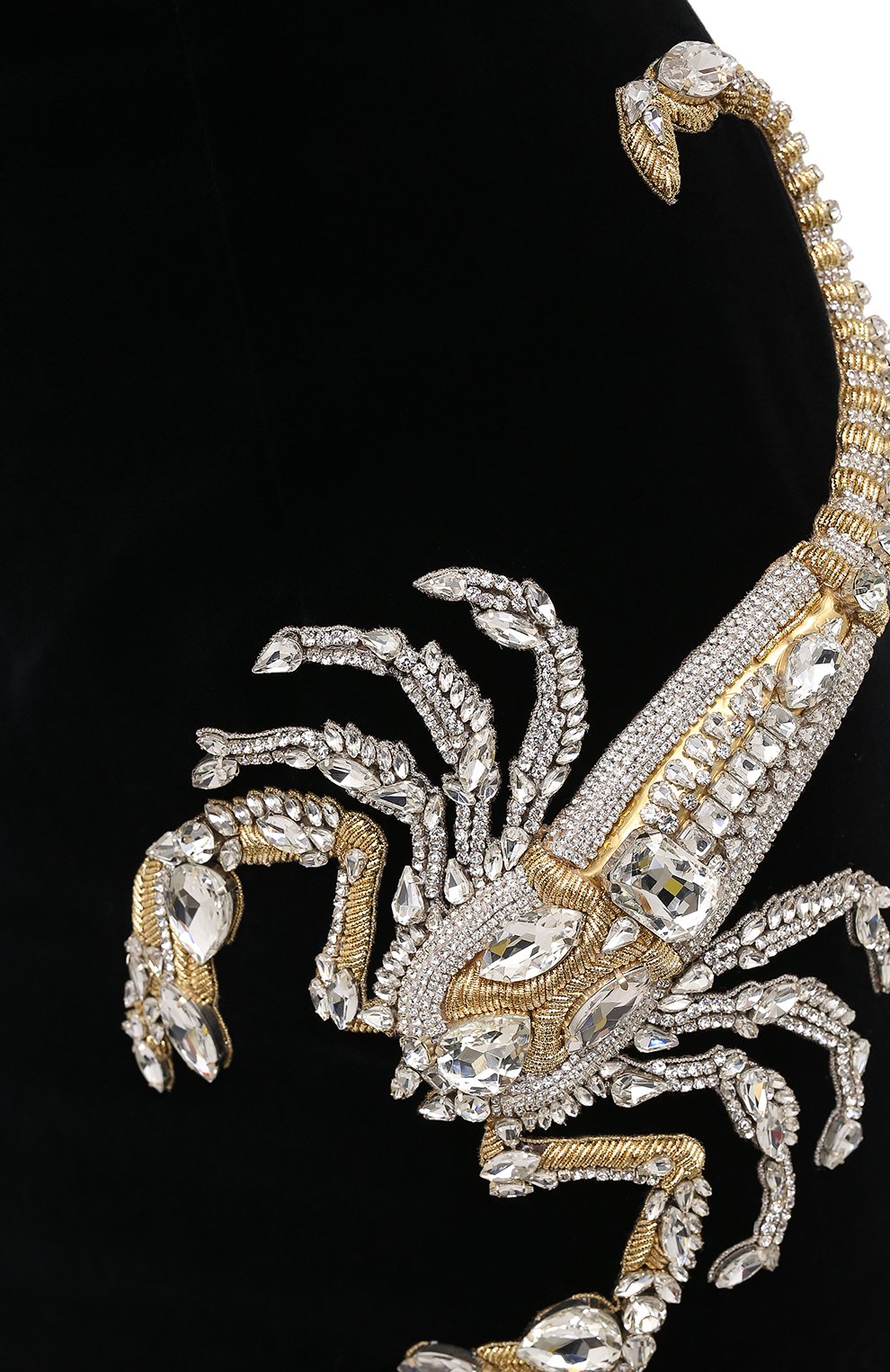 Платье BALMAIN черного цвета по цене 478000 руб., арт. UF06341/P057, фото 5 Платье BALMAIN, арт. UF06341/P057, фото 5