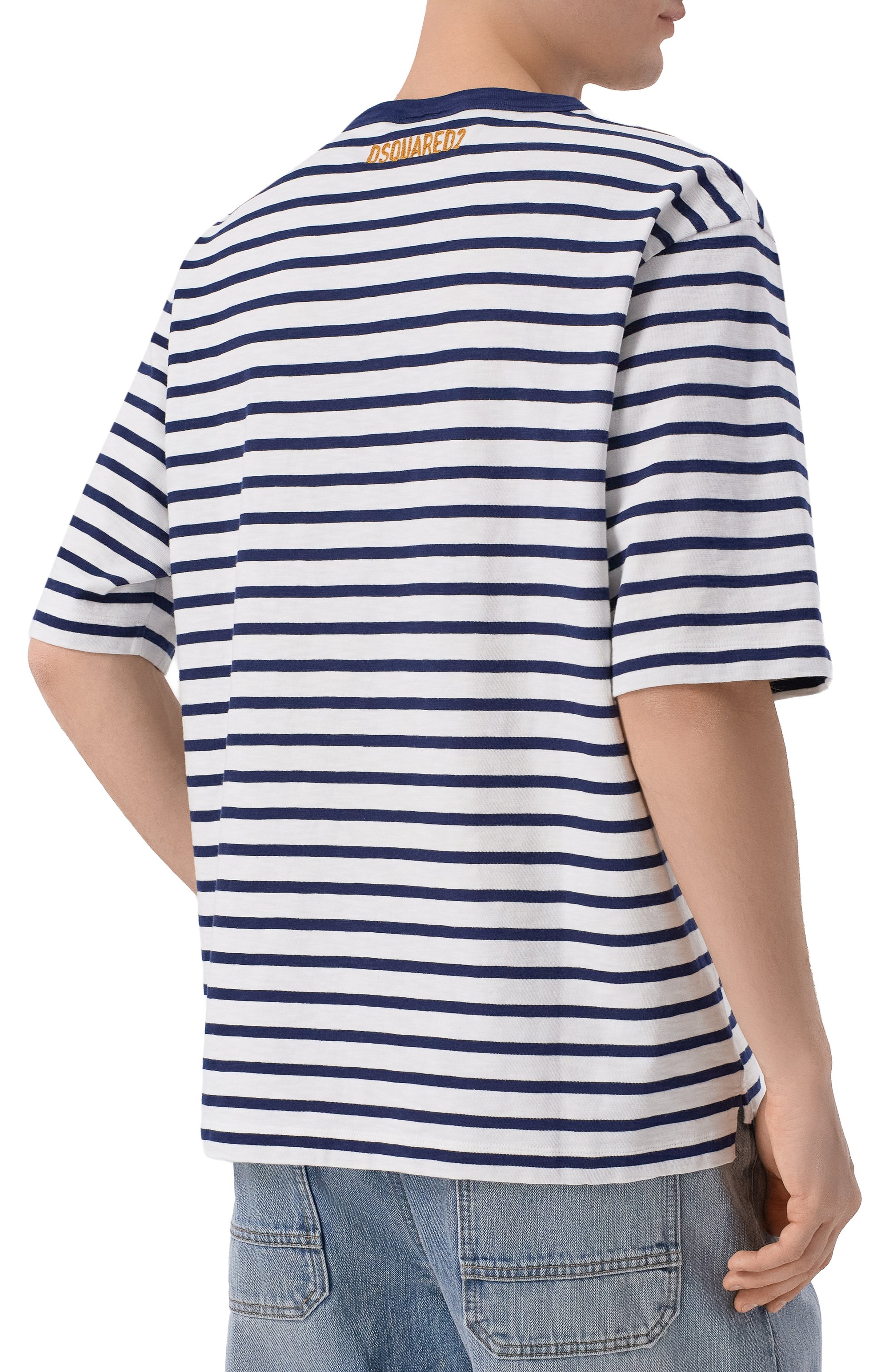 Хлопковая футболка DSQUARED2, арт. S74GD1533/D20107, фото 4