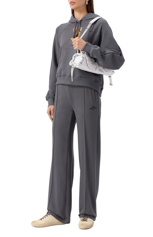 Кожаные кеды V-Star Golden Goose Deluxe Brand GWF00129.F006650 Кремовый  GWF00129.F006650 Фото 2