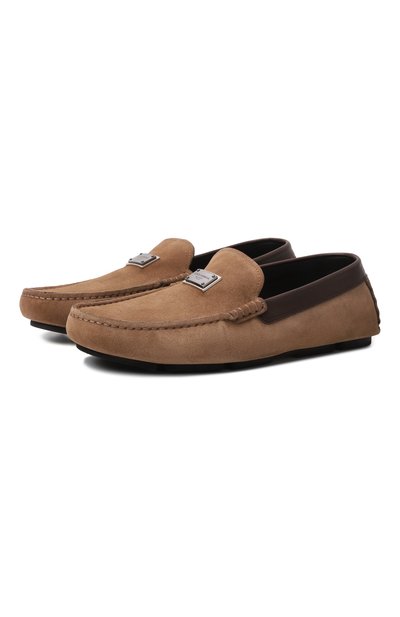 Мужские замшевые мокасины dg driver DOLCE & GABBANA, арт. A50735/A0100
