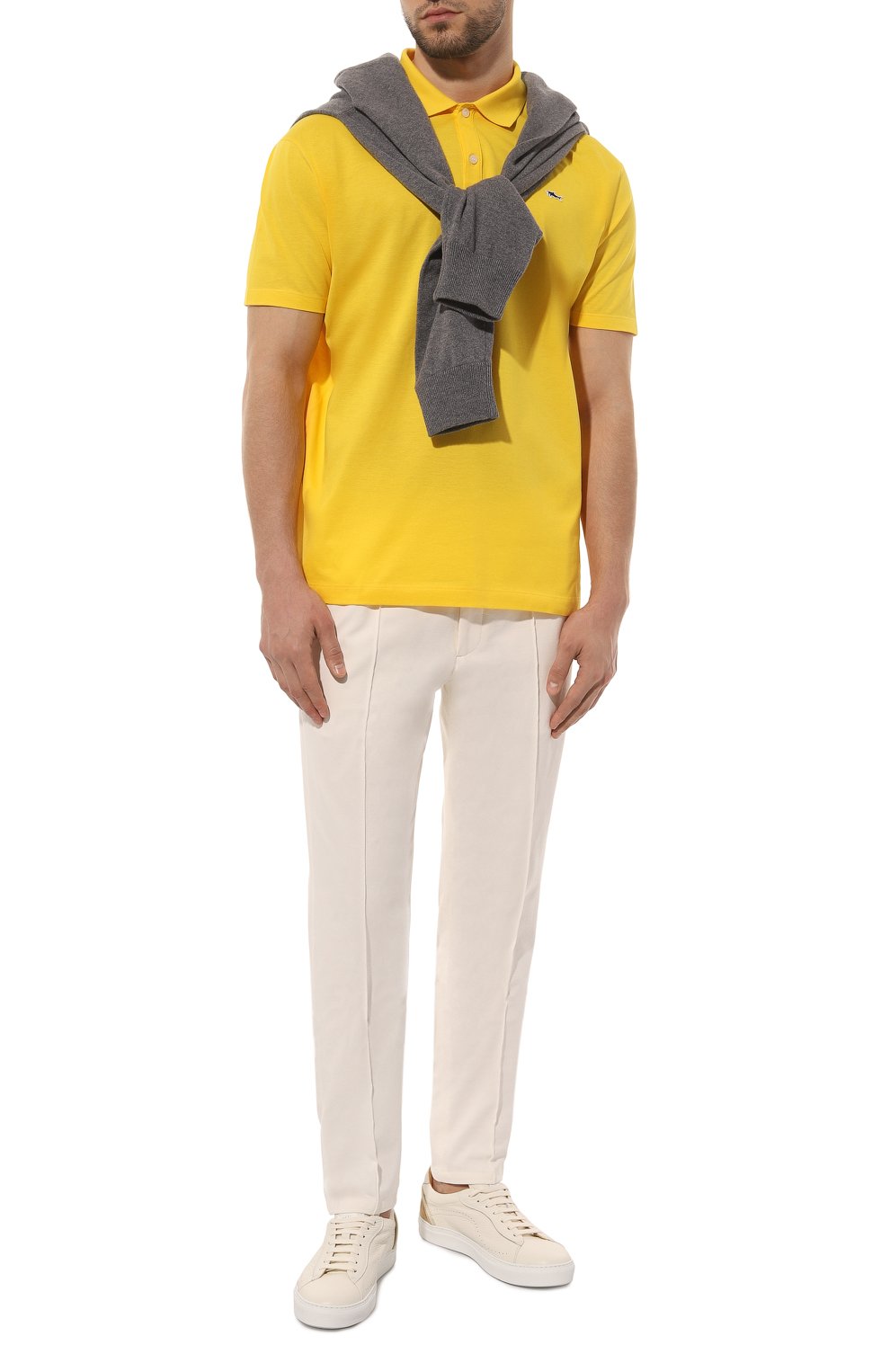 Хлопковое поло PAUL&SHARK, арт. C0P1013, фото 2