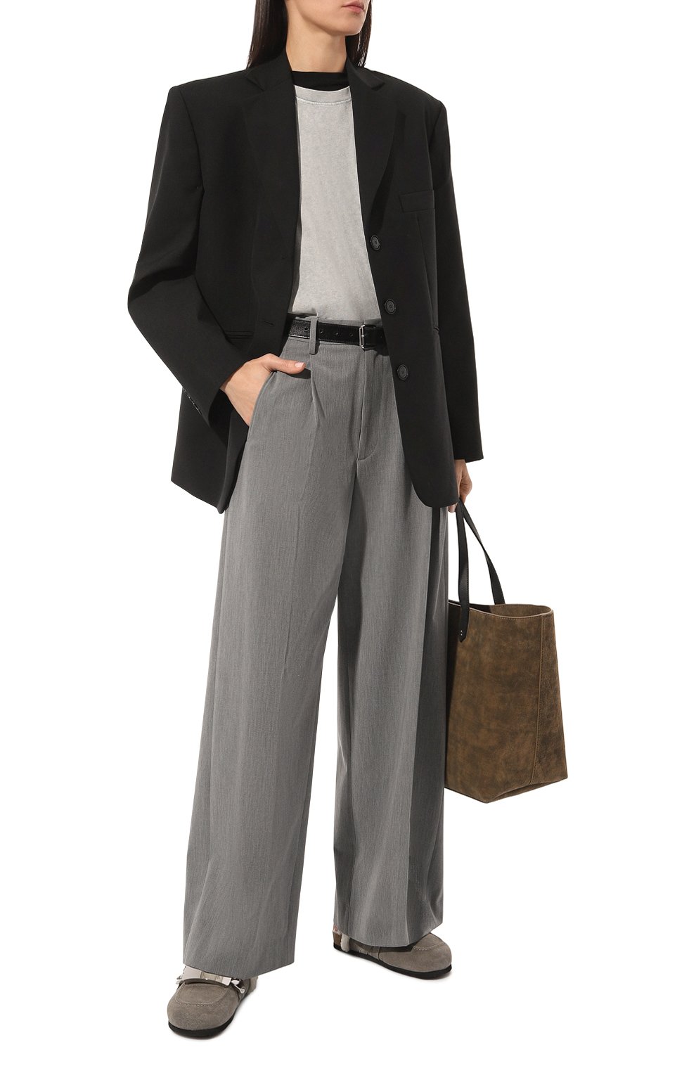 Замшевые сабо JW ANDERSON, арт. ANW40000B/18011, фото 2