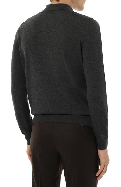 Шерстяное поло CORNELIANI, арт. 94M509-9425116, фото 4