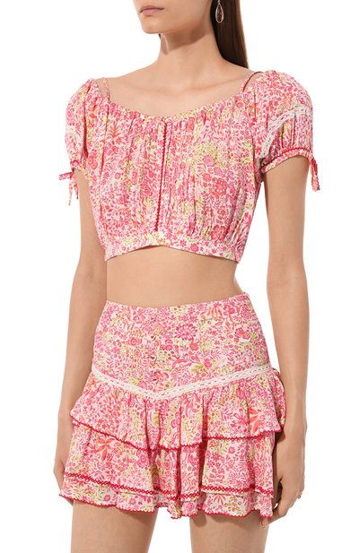 Топ из вискозы POUPETTE ST BARTH, арт. W30R24DBNWI, фото 3