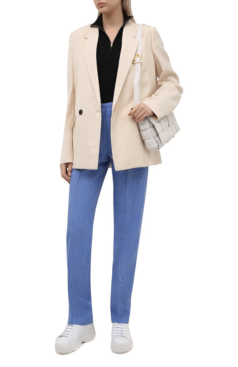 Льняные брюки OFF-WHITE, арт. 0WCA130S21FAB001, фото 1