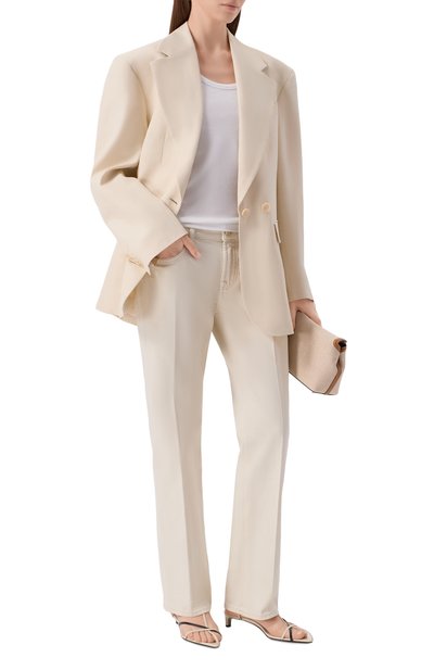 Джинсы calie 7 FOR ALL MANKIND кремового цвета по цене 31900 руб., арт. 7UC90G96-309, фото 2 Джинсы calie 7 FOR ALL MANKIND, арт. 7UC90G96-309, фото 2