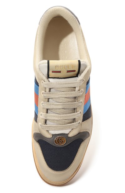 Кожаные кеды screener gg GUCCI, арт. 546551 99W20, фото 4