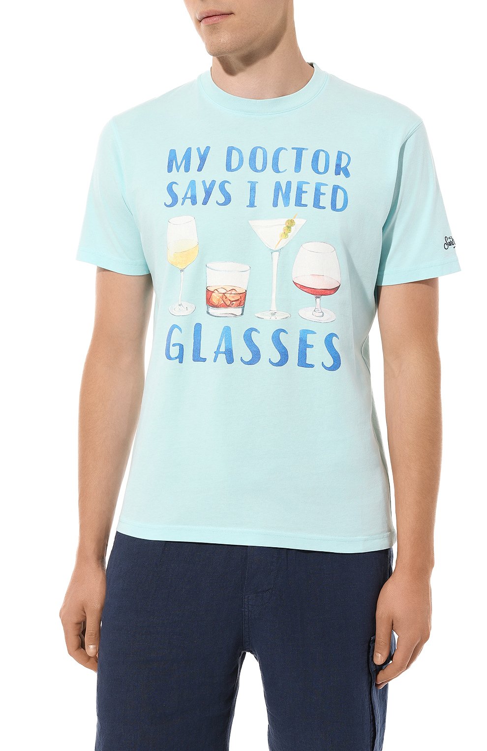 Хлопковая футболка MC2 SAINT BARTH, арт. STBM/TSHIRT MAN/07182D, фото 3