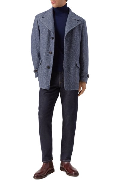 Мужские кожаные челси BRUNELLO CUCINELLI, арт. MZUEBXE818