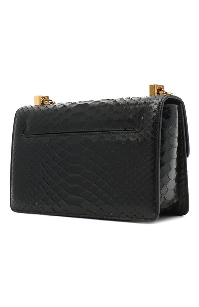 Сумка из кожи питона TOM FORD черного цвета по цене 451500 руб., арт. L1385E-EPY005, фото 3 Сумка из кожи питона TOM FORD, арт. L1385E-EPY005, фото 3