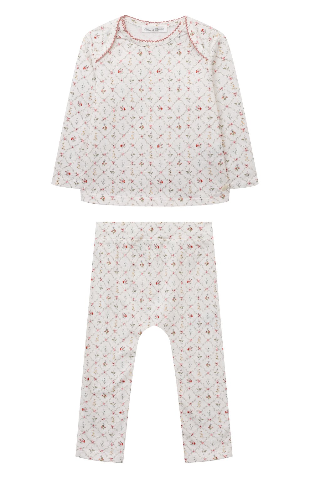 Хлопковая пижама TARTINE ET CHOCOLAT, арт. TX54020/1M-12M, фото 1