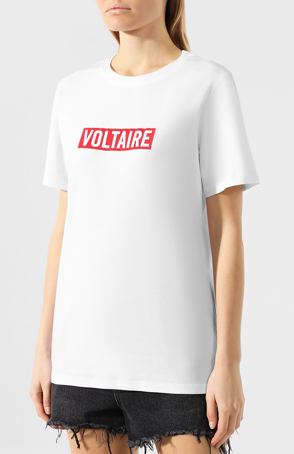 Хлопковая футболка ZADIG AND VOLTAIRE, арт. SHTR1807F, фото 3