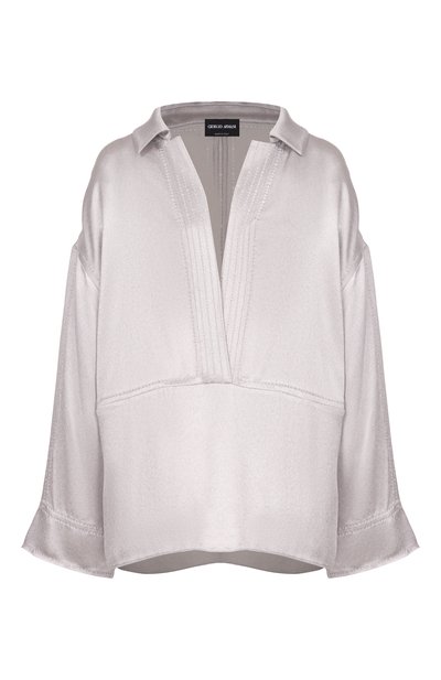 Женский блузка из вискозы и шелка GIORGIO ARMANI, арт. GW003881/TE22830