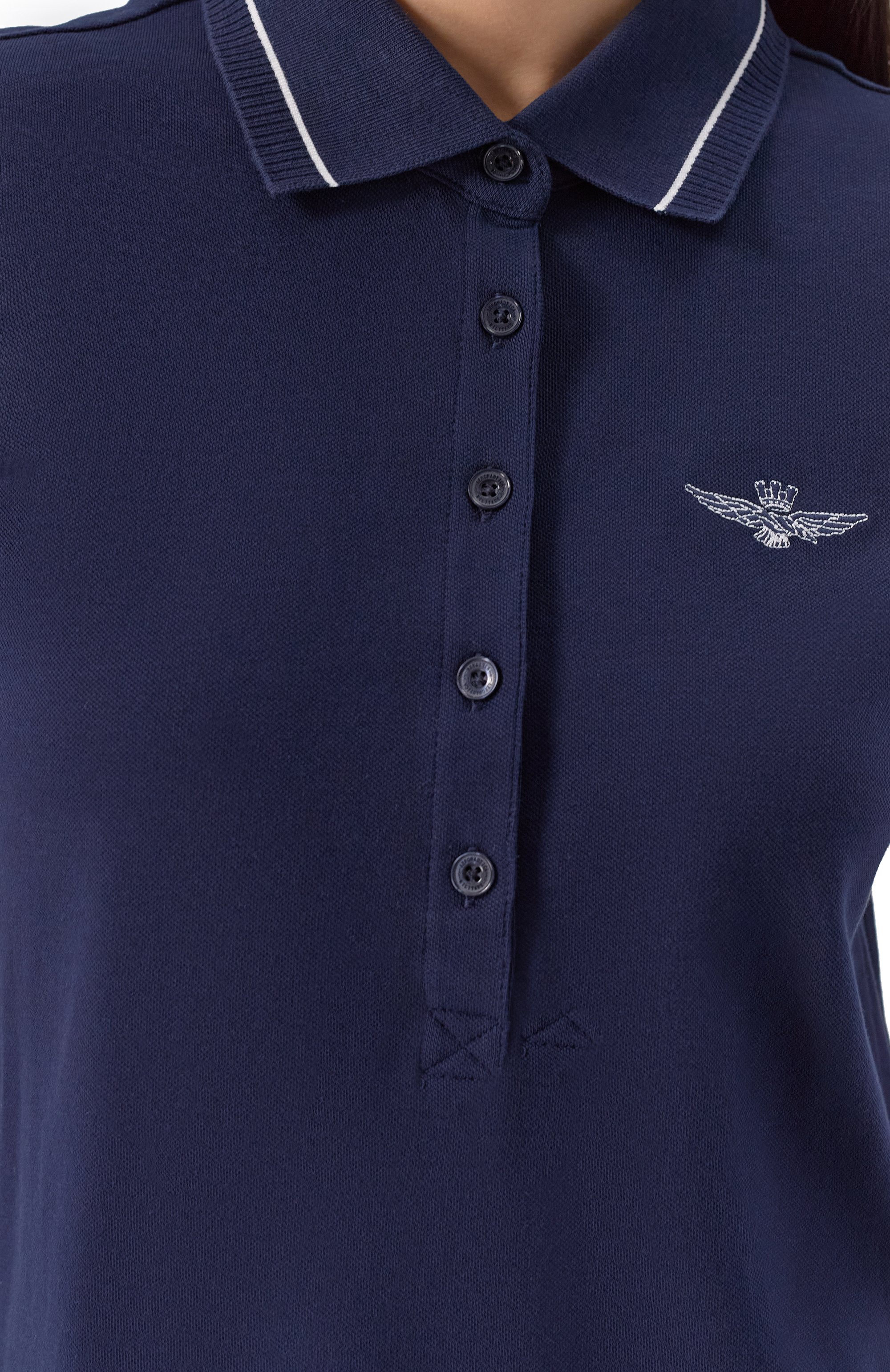 Хлопковое поло AERONAUTICA MILITARE, арт. P01846DP343, фото 5