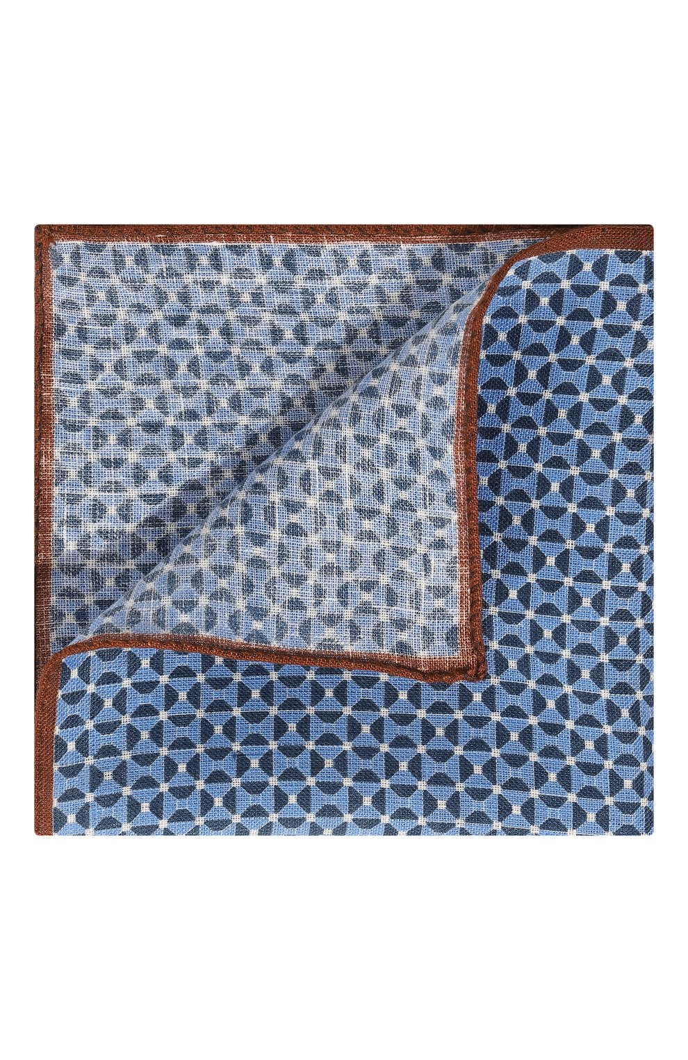 Льняной платок ALTEA голубого цвета по цене 5645 руб., арт. 2358408, фото 1 Льняной платок ALTEA, арт. 2358408, фото 1