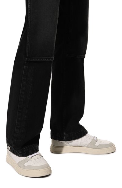 Кожаные кеды quinn PREMIATA кремового цвета по цене 33100 руб., арт. QUINN/VAR6003, фото 3 Кожаные кеды quinn PREMIATA, арт. QUINN/VAR6003, фото 3