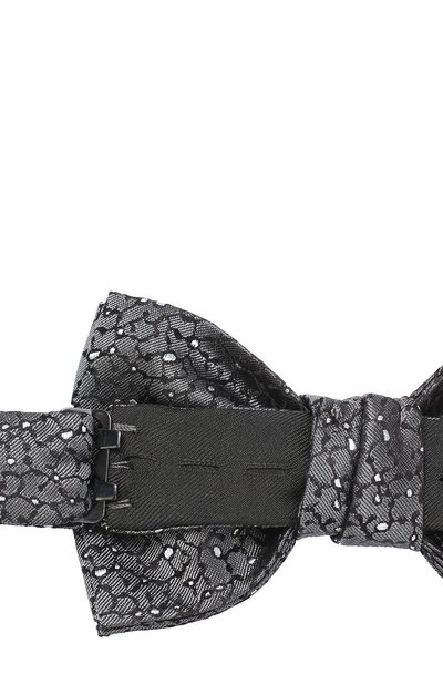 Шелковый галстук-бабочка с узором LANVIN, арт. 3112/B0W TIE, фото 3