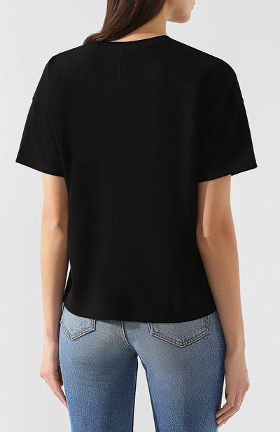 Футболка RAG AND BONE черного цвета по цене 18050 руб., арт. W292T22JL, фото 4 Футболка RAG AND BONE, арт. W292T22JL, фото 4