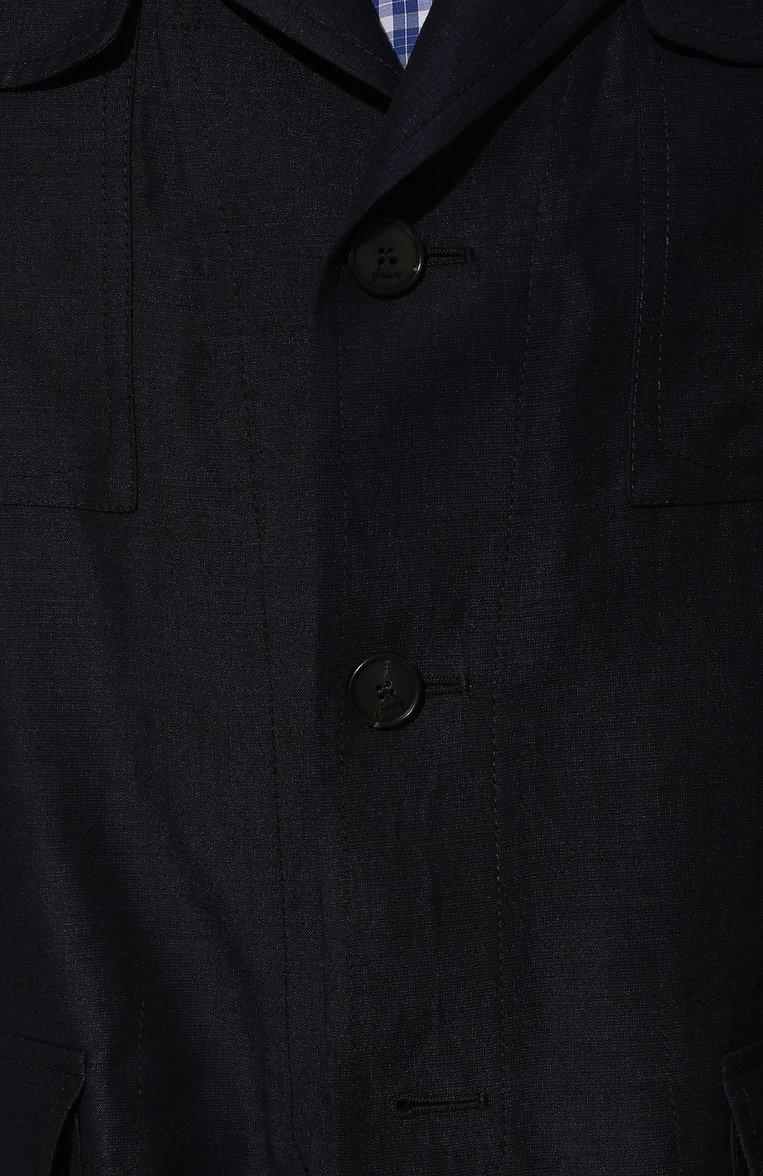 Пиджак из шерсти и льна BRIONI, арт. SGNQ0L/P1A0L, фото 5