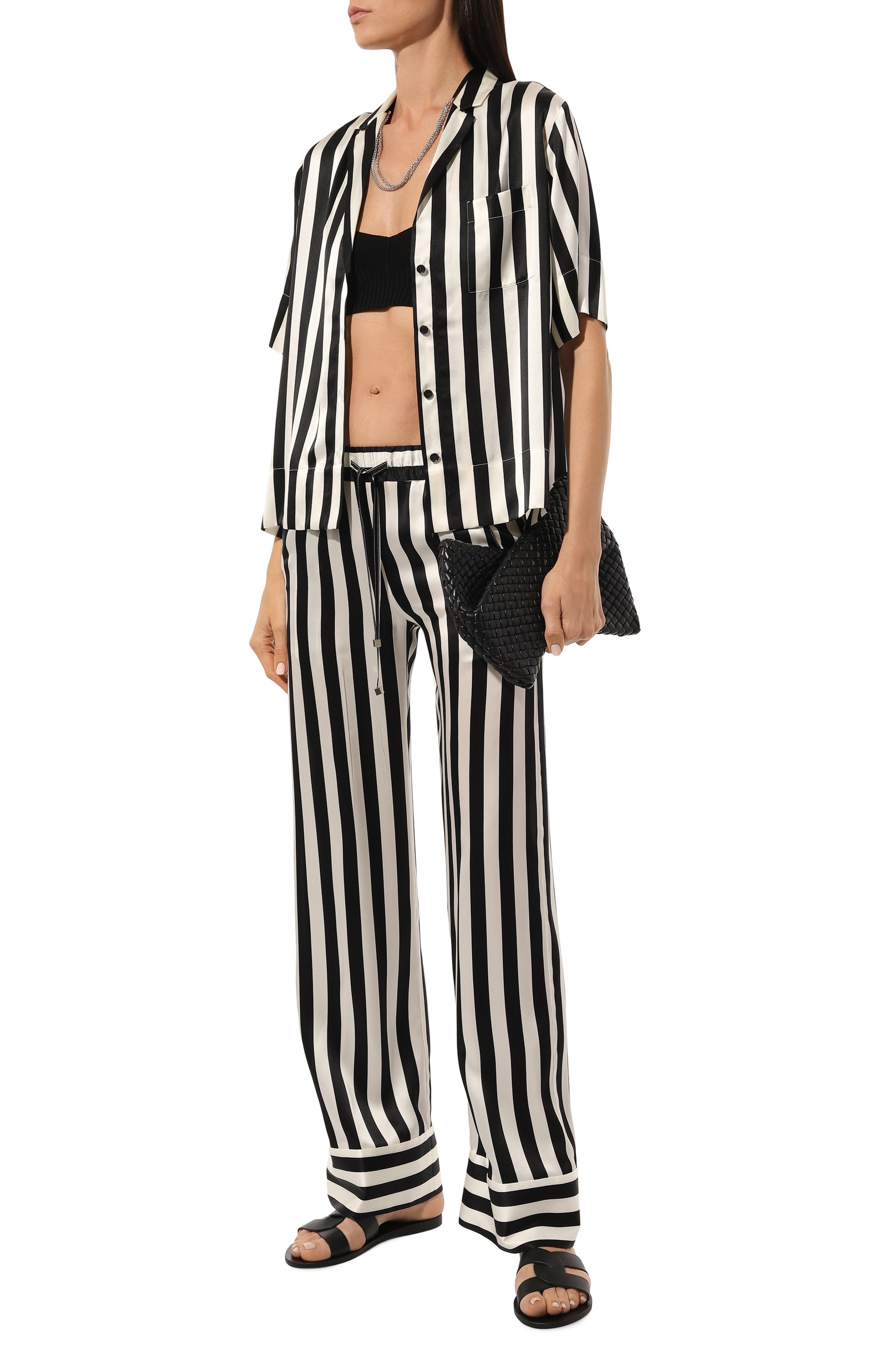 Атласные брюки KITON, арт. D55117K0978C, фото 2