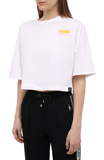 Хлопковая футболка puma x peanuts ralph sampson PUMA, арт. 53115802, фото 3