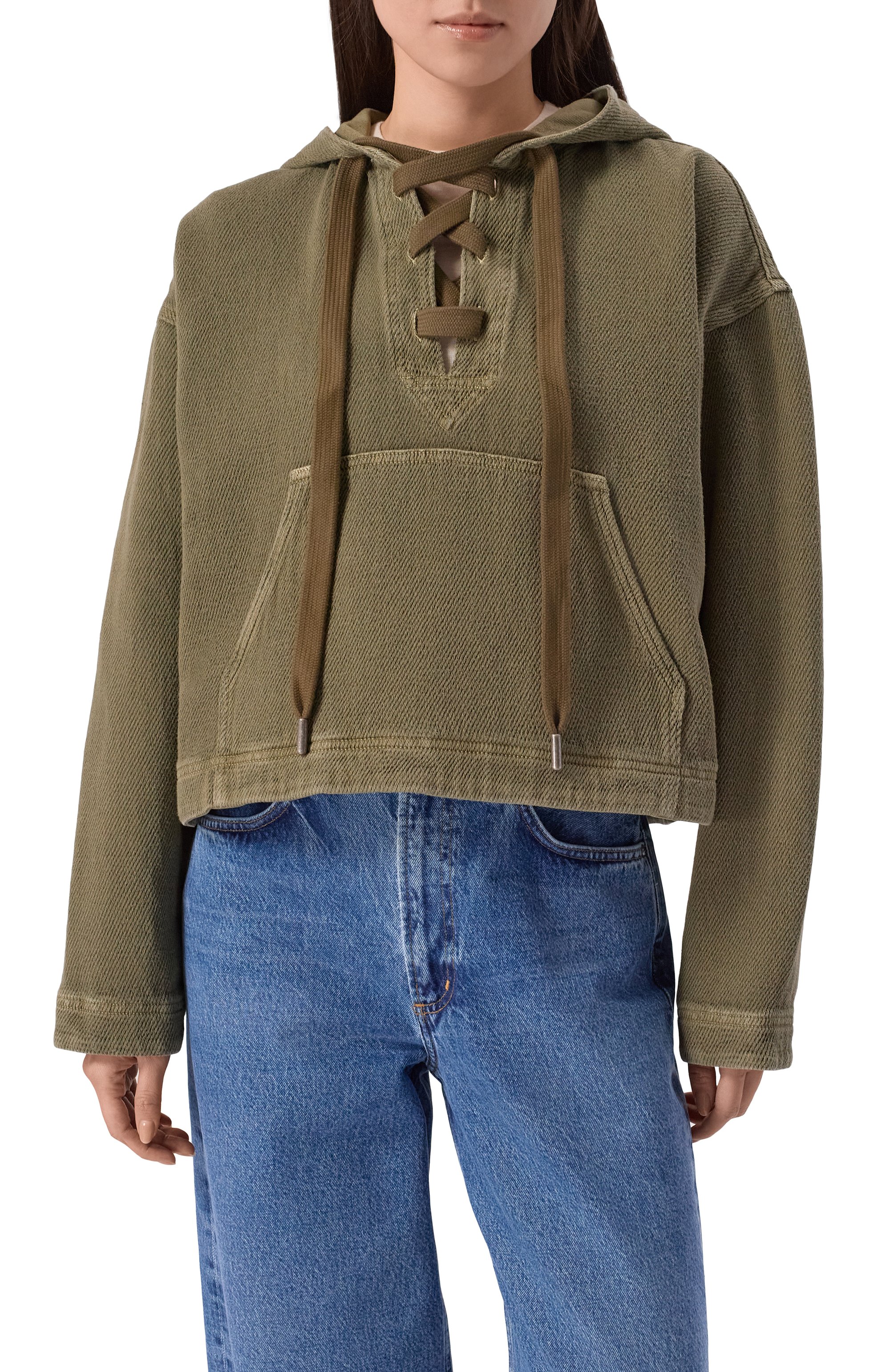 Джинсовое худи GOLDEN GOOSE DELUXE BRAND, арт. GWP02341.P002079, фото 3