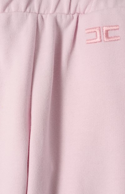 Хлопковые джоггеры ELISABETTA FRANCHI LA MIA BAMBINA, арт. EGPA0780/FF002, фото 3