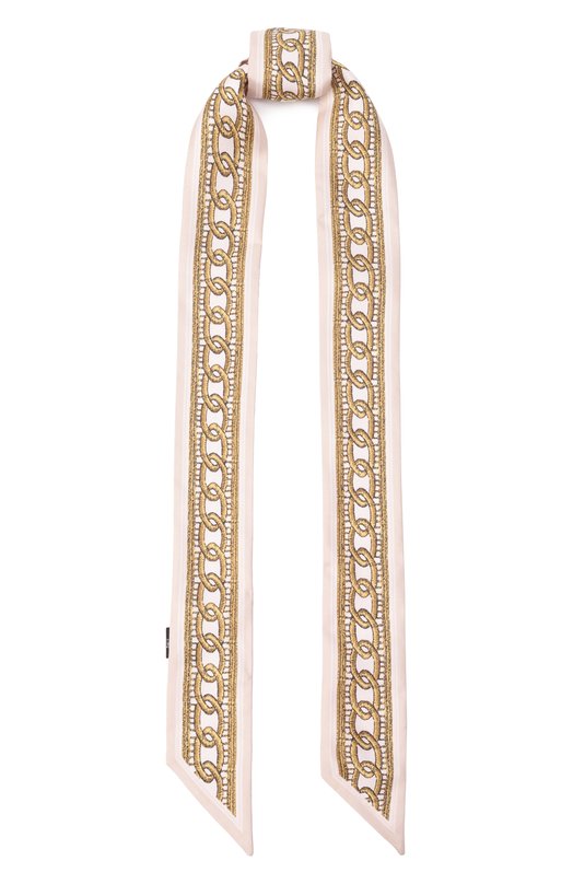 Шелковый шарф-твилли Elie Saab 710009405 Розовый 710009405