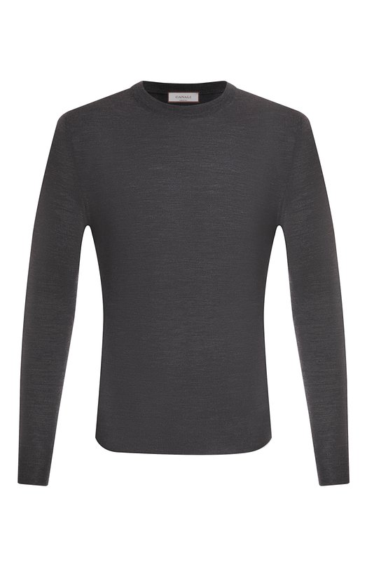 Шерстяной джемпер Canali C0012/MK01149 Серый C0012/MK01149