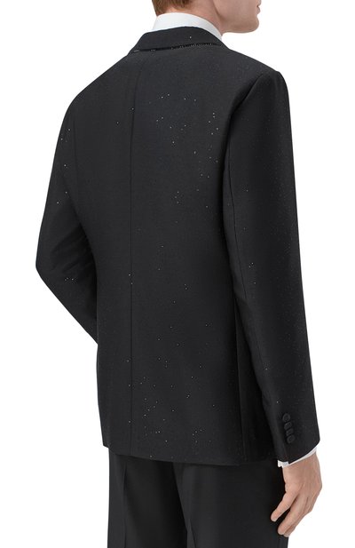 Шерстяной смокинг с отделкой стразами GIORGIO ARMANI, арт. GM003860/TE21373, фото 4