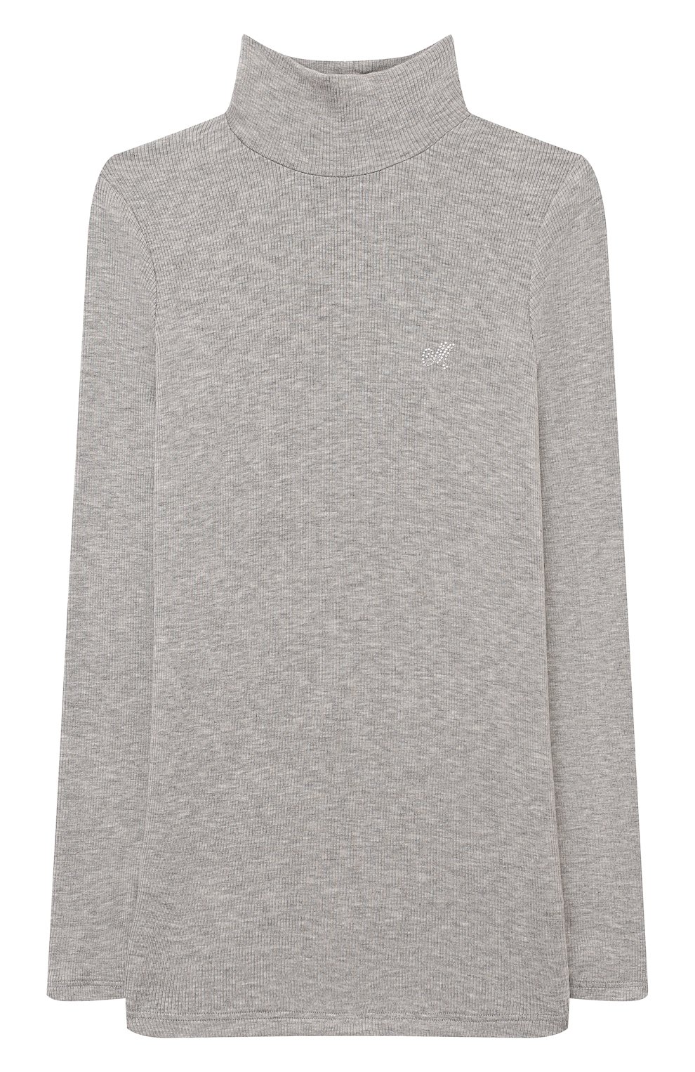 Водолазка из вискозы MONNALISA серого цвета по цене 10030 руб., арт. 17DLUC, фото 1 Водолазка из вискозы MONNALISA, арт. 17DLUC, фото 1