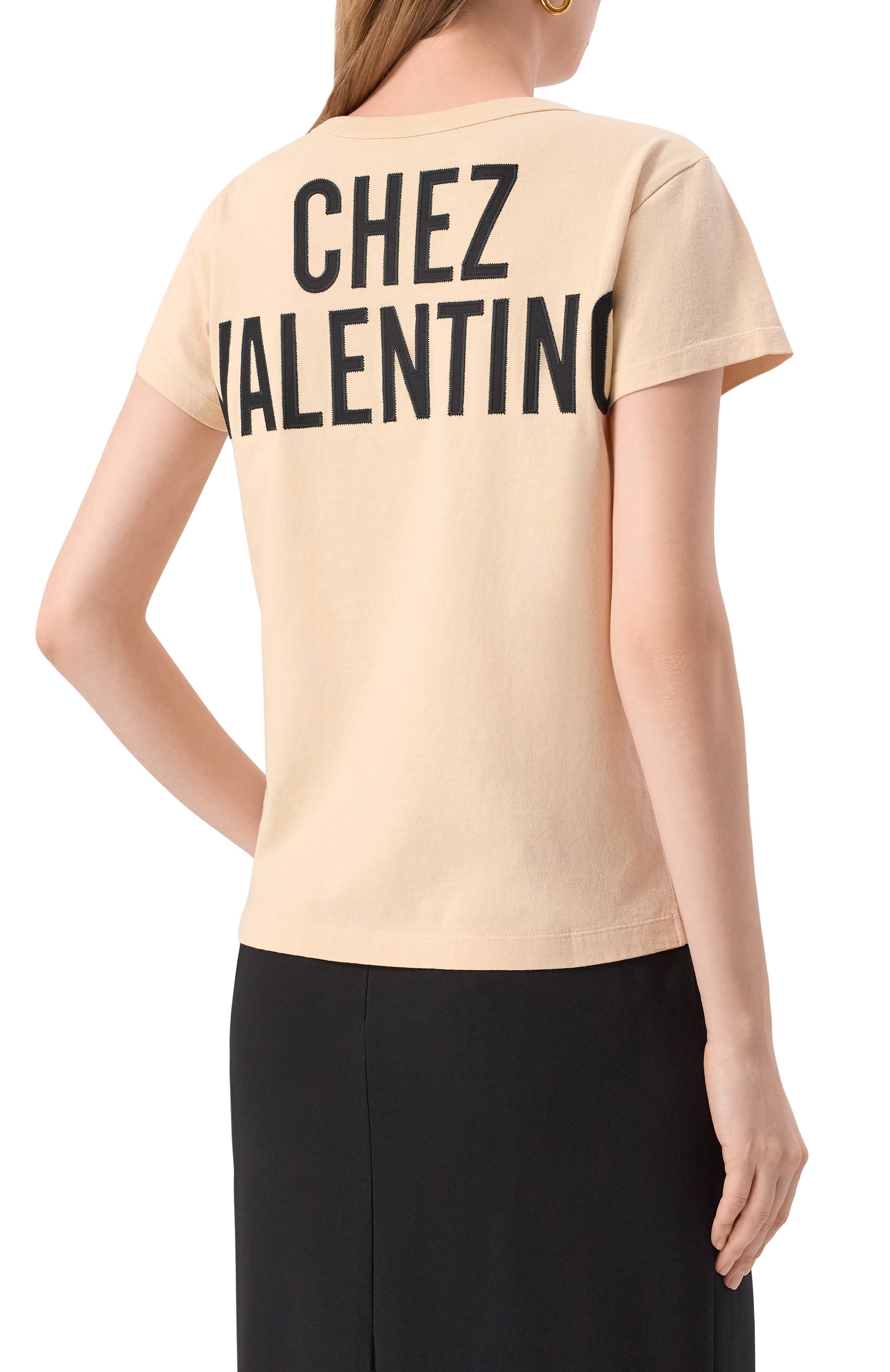 Хлопковая футболка VALENTINO, арт. 7B3MG24Y9GL, фото 4