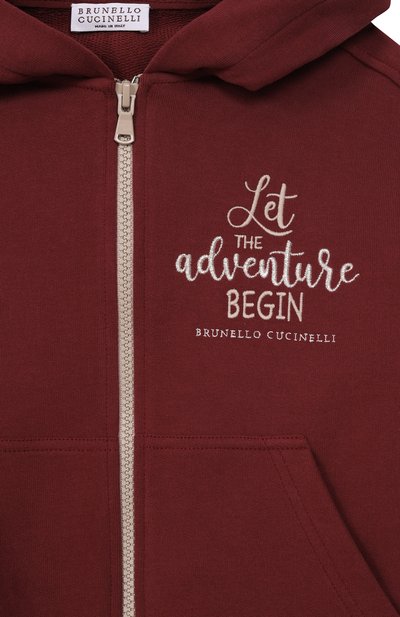 Хлопковая толстовка BRUNELLO CUCINELLI, арт. BN05NE878A, фото 3