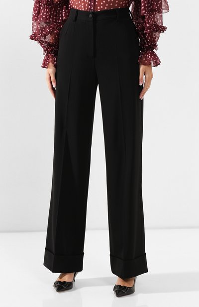 Шерстяные брюки DOLCE & GABBANA, арт. FTBM0T/FUCC6, фото 3