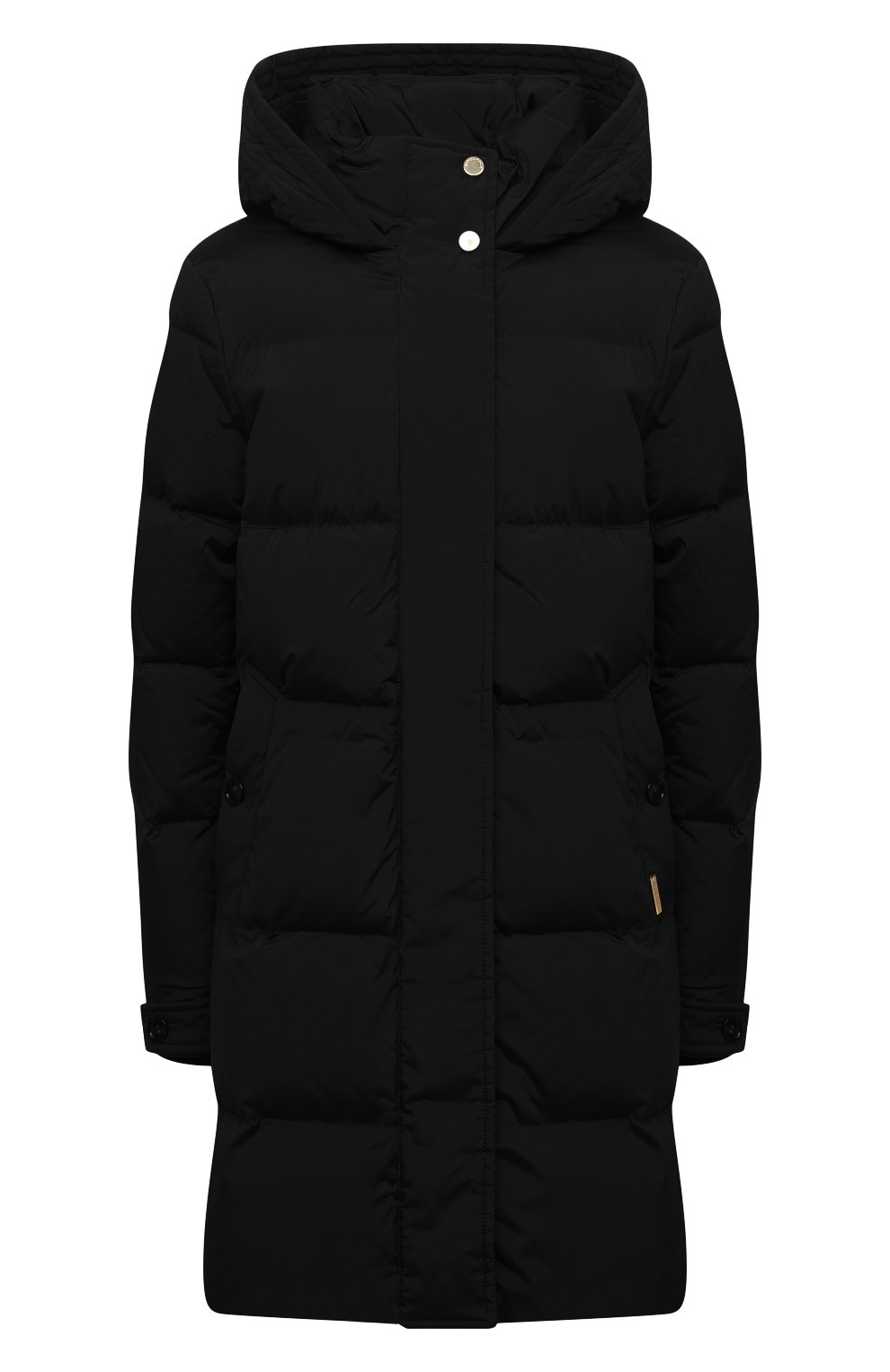 Пуховик WOOLRICH черного цвета по цене 77150 руб., арт. CFWW0U0514FR/UT1148, фото 1 Пуховик WOOLRICH, арт. CFWW0U0514FR/UT1148, фото 1