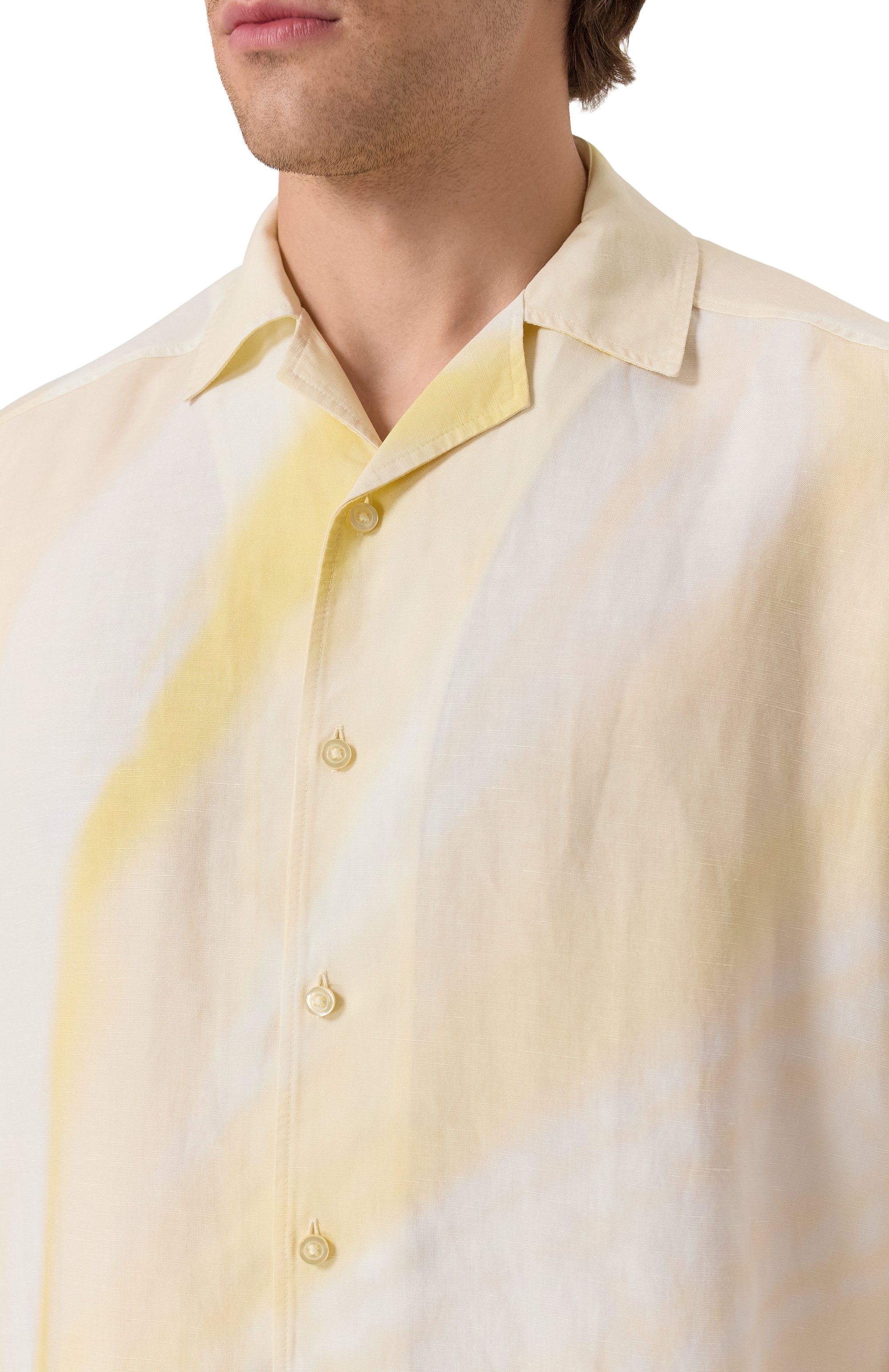 Рубашка из лиоцелла и льна BOSS ORANGE, арт. 50543525, фото 5