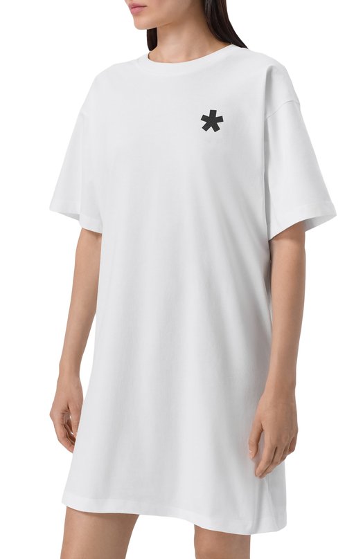 Хлопковое платье Comme des Fuckdown CFABW01574 Белый  CFABW01574 Фото 3