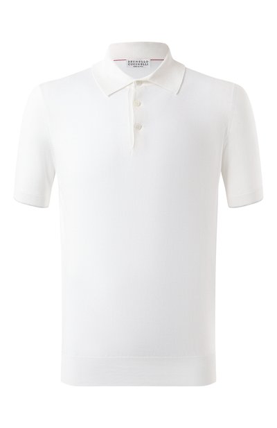 Мужская хлопковое поло BRUNELLO CUCINELLI, арт. M29800125