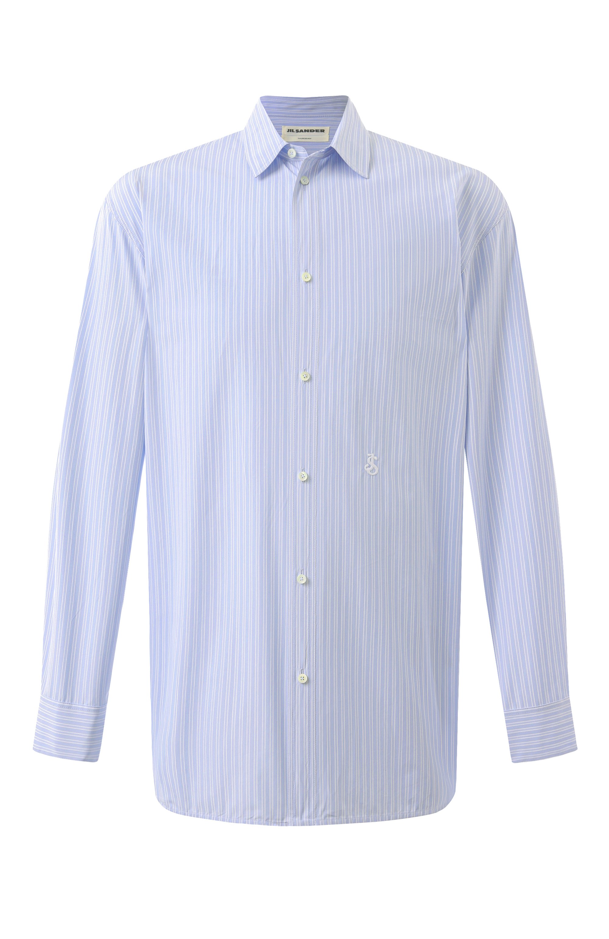 Хлопковая рубашка JIL SANDER, арт. J24DL0105/J45177, фото 1