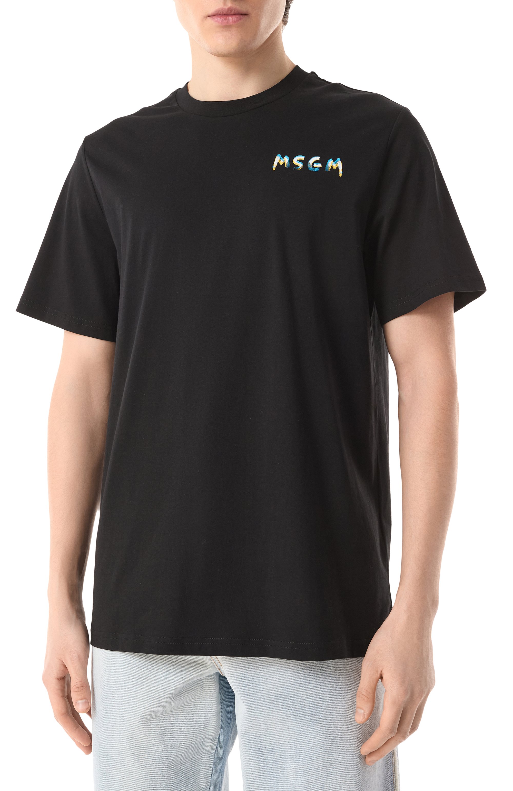 Хлопковая футболка MSGM, арт. 3840MM101/257097, фото 3