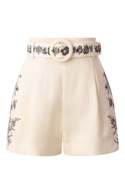 Женские льняные шорты ZIMMERMANN, арт. 2885AR25R