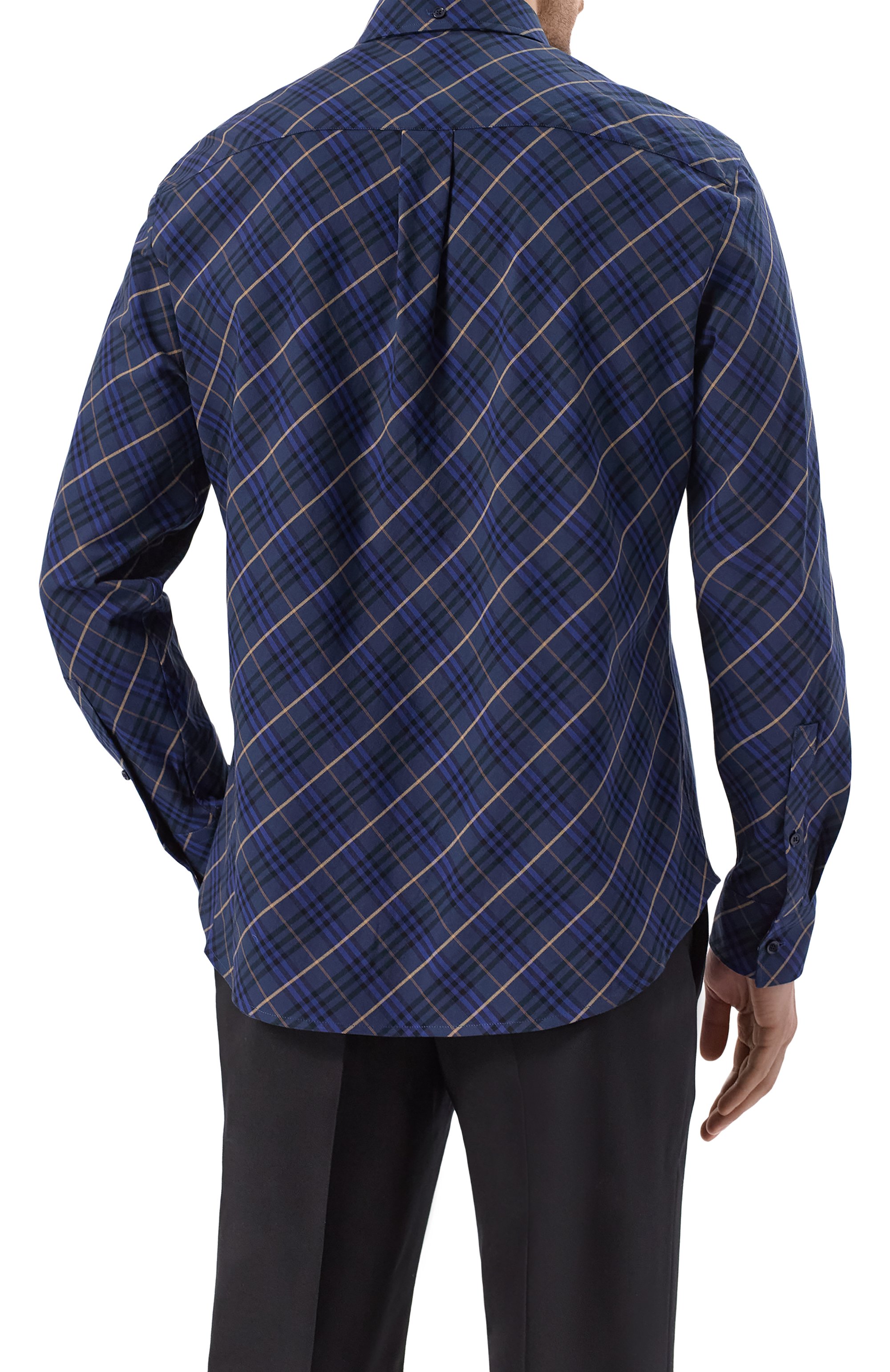 Хлопковая рубашка BURBERRY, арт. 8104073, фото 4