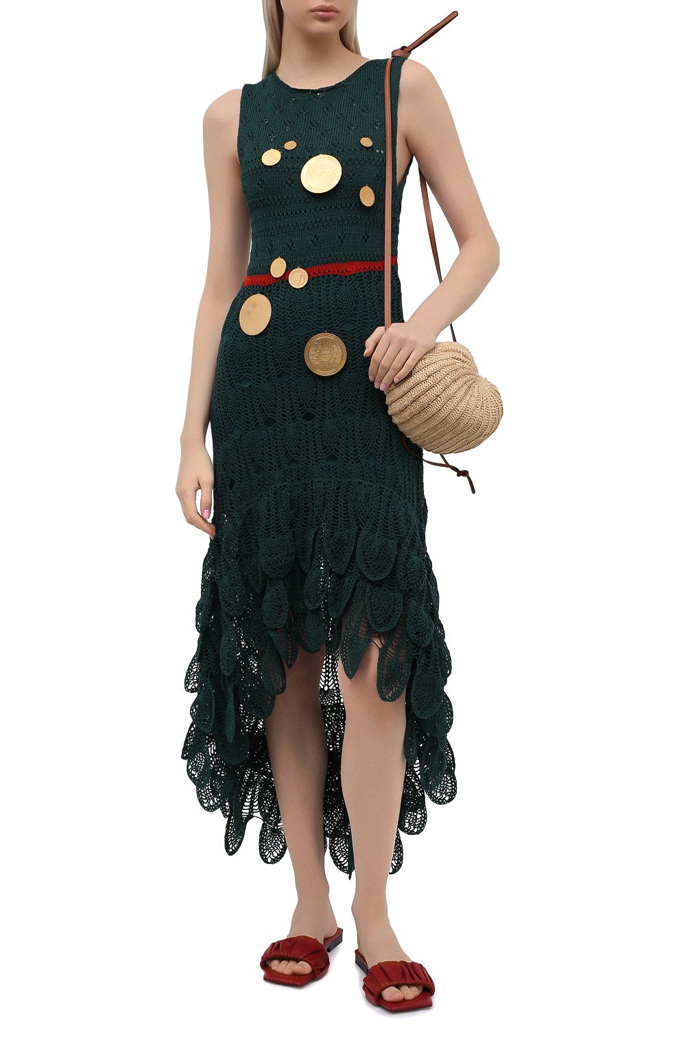 Хлопковое платье loewe x paula's ibiza LOEWE, арт. S616Y15K04, фото 2