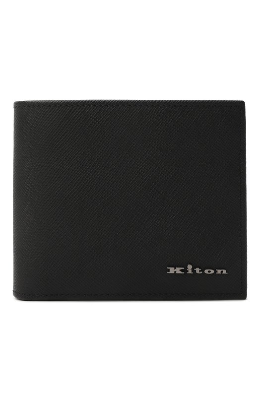 Кожаное портмоне Kiton UPEA015N0126901 Чёрный UPEA015N0126901